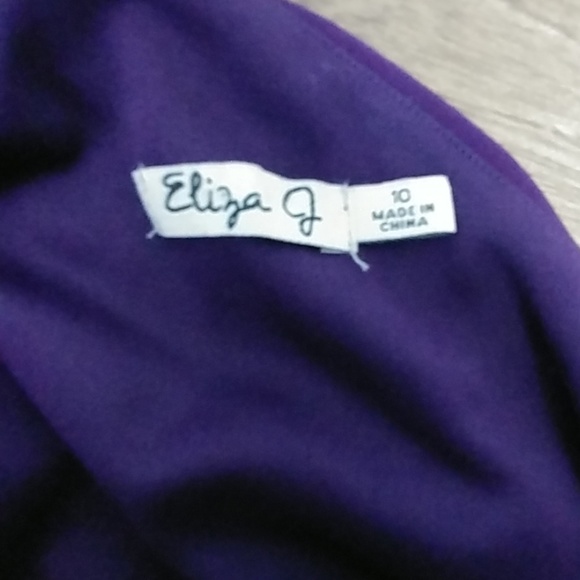 Formal One Shoulder Purple Full Length Dress 10 - Picture 7 of 8